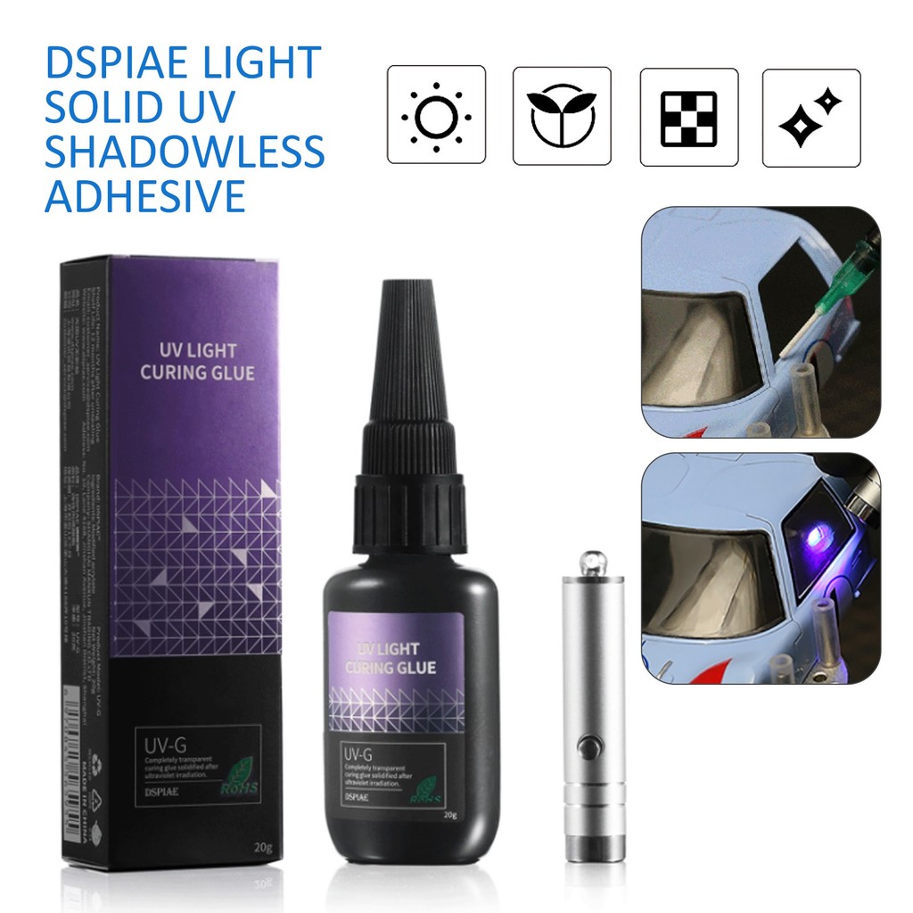 Metallic Spray Paint - DSPIAE UV Light Curing กาวใสสําหรับ Gundam