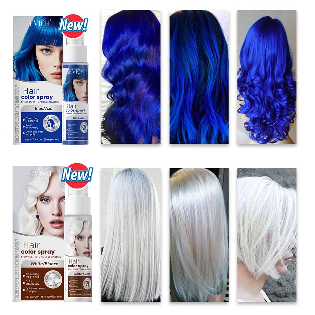 Hair Spray Color - สเปรย์เปลี่ยนสีผม 8 สี สำหรับฮาโลวีน คอสเพลย์ สีผมชั่วคราว