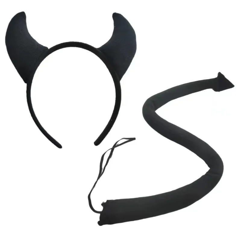 ชุดโบว์ผูกผมรูปปีศาจแดงมีหูรูป - Cosplay Prop Bow บทวิจารณ์และราคา
