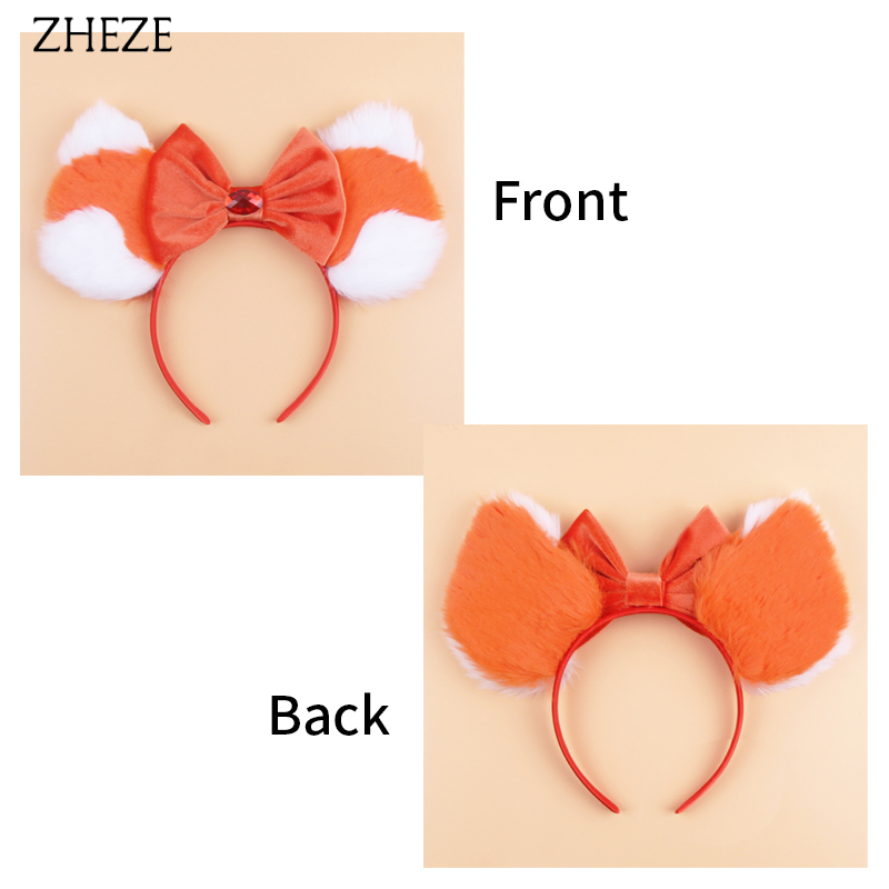 Chic Design Plush แผ่นหูสําหรั - Cosplay Prop Bow บทวิจารณ์และราคา