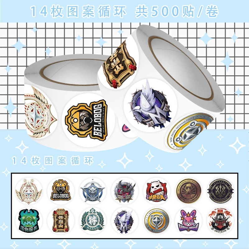 สติกเกอร์โลโก้ฝ่าย Zenless Zon - Cosplay Prop Diy บทวิจารณ์และราคา