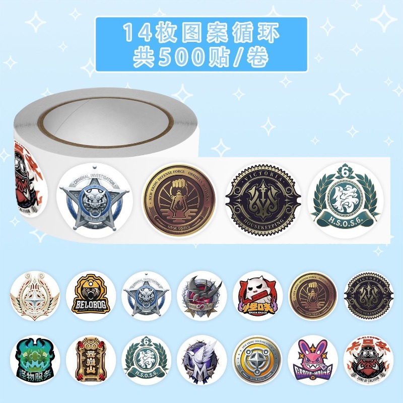 สติกเกอร์โลโก้ฝ่าย Zenless Zon - Cosplay Prop Diy บทวิจารณ์และราคา