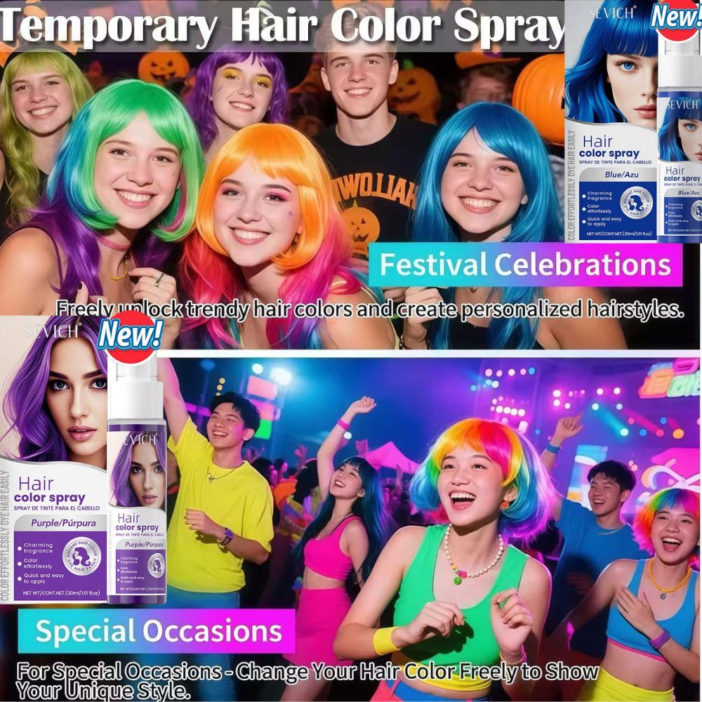 สเปรย์เปลี่ยนสีผม 8 สี สำหรับฮ - Hair Spray Color บทวิจารณ์และราคา