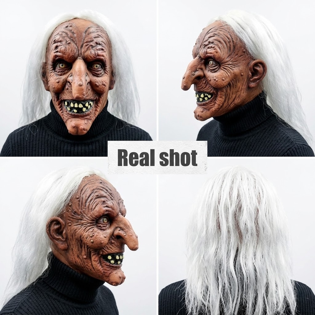 หน้ากากแม่มดลาเท็กซ์สุดสร้างสร - Cosplay Prop Designer บทวิจารณ์และราคา
